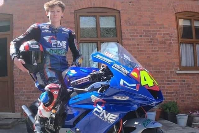 Lynden Leatherland - all set for new racing season.