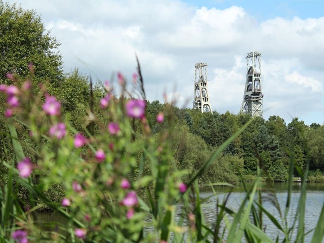 In the shadow of the Clipstone Headstocks, breathe in the the fresh air on a walk around this local beauty spot.
