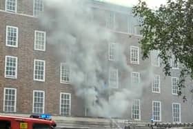 Firefighters are currently tackling a blaze at County Hall