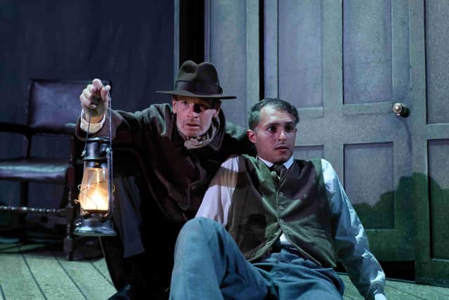 John Mackay as Arthur Kipps and Daniel Burke as The Actor (photo: Mark Douet)