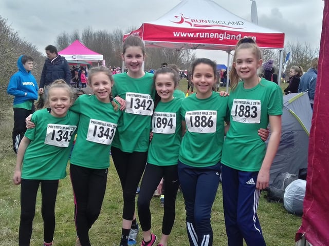 These Harriers girls pose for a pic before racing. Does this bring back any memories for you?