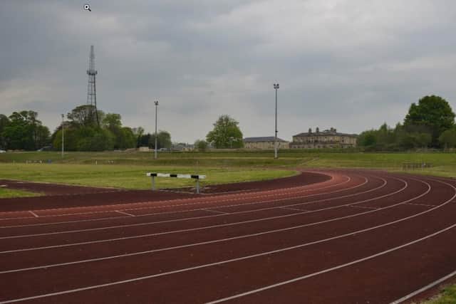 A suspected old hand grenade was found near the running track at Berry Hill Park in Mansfield