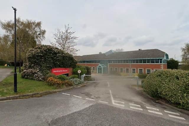 Sandmartin House, on Oak Tree Lane, Mansfield, the headquarters of the long-established Mansfield Sand Company Ltd. (PHOTO BY: Google Maps)