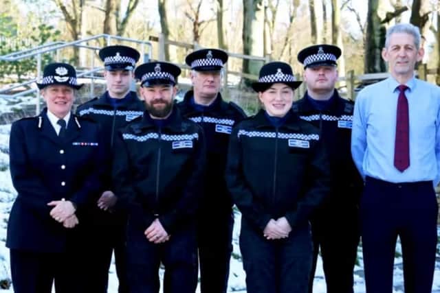 Phil Atkinson and Matt Allcock are among five new PCSOs who have joined Nottinghamshire Police