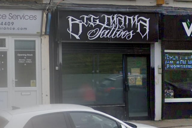 Big Mama Tattoos on Ratcliffe Gate in Mansfield has a rating of 4.8 out of 5 from 63 Google reviews.