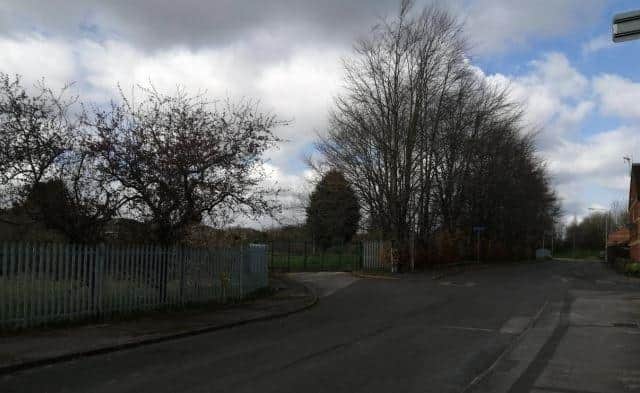 Existing vehicular access from Balmoral Drive