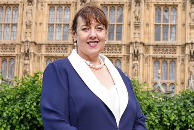 Nottinghamshire PCC Caroline Henry at Westminster.