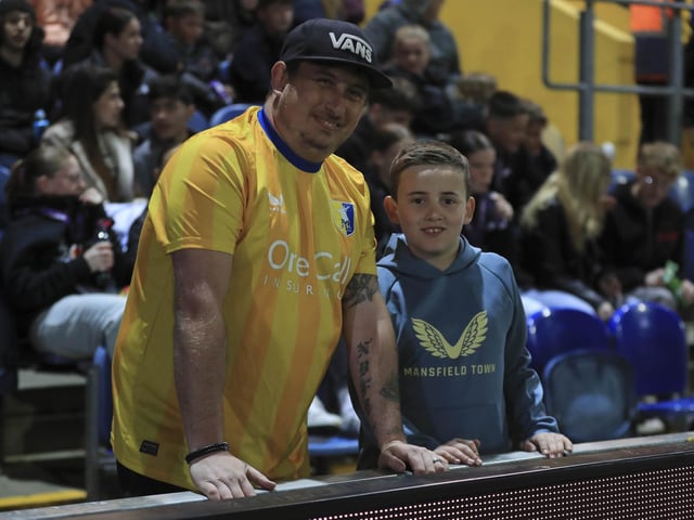 Stags fans at the Leyton Orient game. Photo by Chris & Jeanette Holloway/The Bigger Picture.media