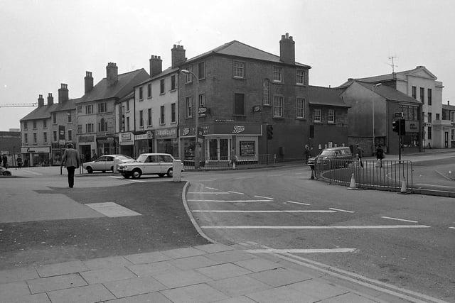 The top end of West Gate. Boots was located here.