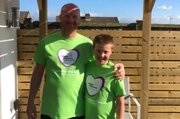 A marathon effort by a Chesterfield fundraising family gave the town’s Ashgate Hospicecare a £3,100 boost amid the coronavirus crisis.