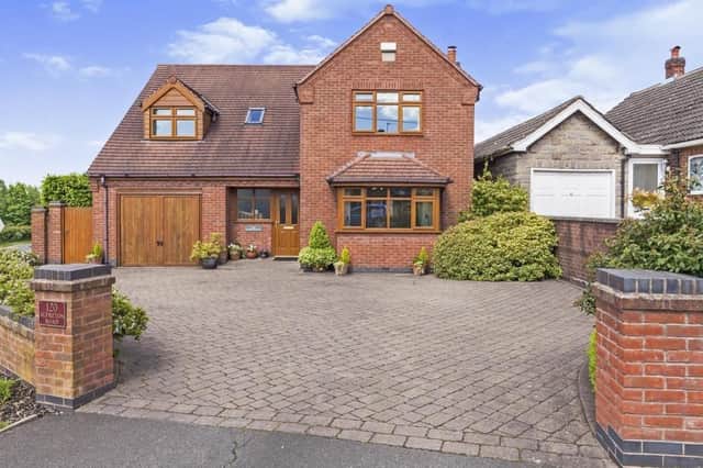 This beautifully presented , four-bedroom detached house on Alfreton Road, Underwood is on the market for £400,000 with Eastwood-based estate agents Burchell Edwards.