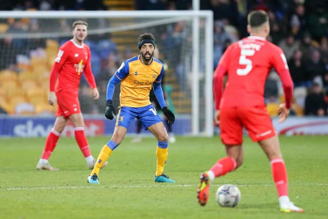 James Perch back in action against Leyton Orient.