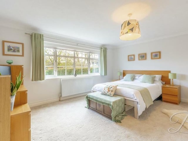 Bedroom number two is also a good size and overlooks the front of the £775,000-plus house.