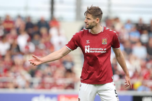 Jon Guthrie has been a rock at the heart of the Northampton defence this season, playing 44 times.