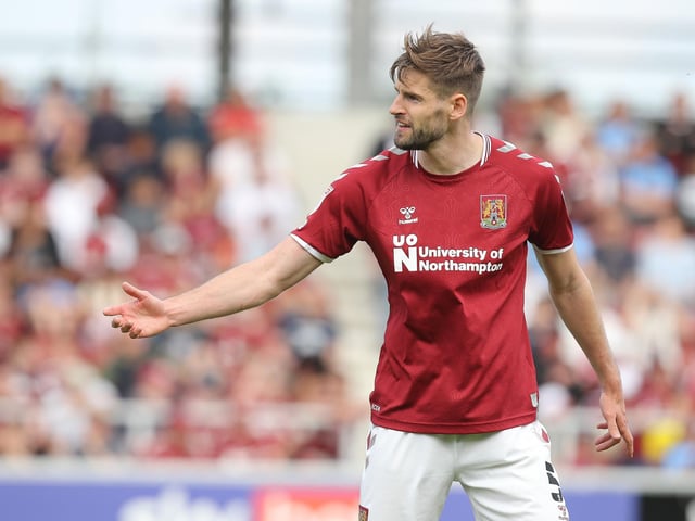 Jon Guthrie has been a rock at the heart of the Northampton defence this season, playing 44 times.