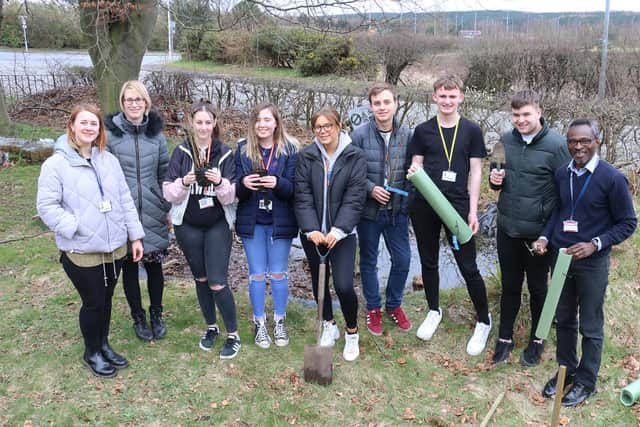 The My World, My Home group with tutors and campaign co-ordinator Hannah Evans.