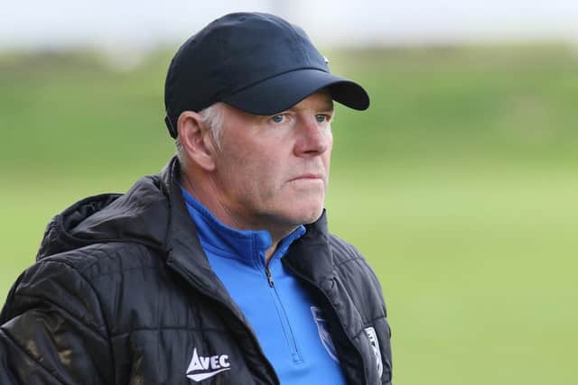 Selston FC manager Craig Weston - frustrated at wait.