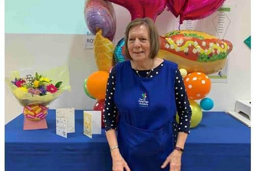 Linda King has celebrated 40 years of service at Ladybrook’s Flying High Academy in Mansfield.