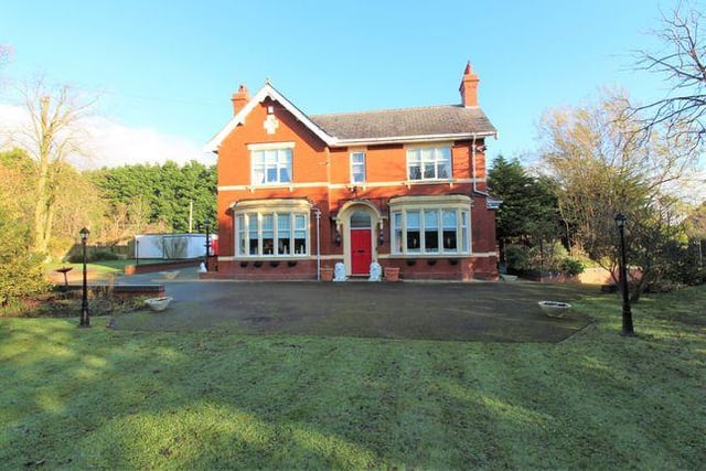 This five-bedroom detached home, on Mill Lane, Stalmine, Poulton, features an indoor pool and is on the market for £785,000 with The Square Room.
