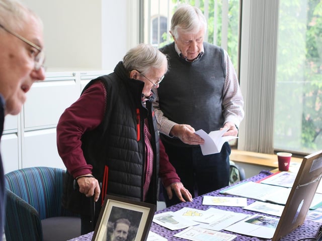 There were multiple stores to browse for the library's 'Heritage Day' - with groups and organisations from across the county.