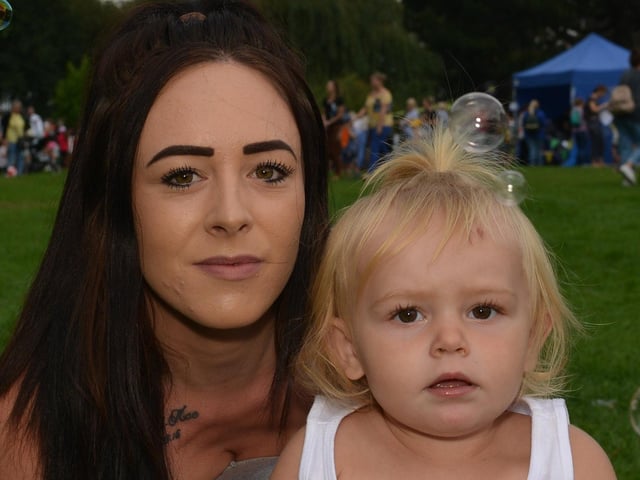 Mansfield Summer Festival at Titchfield Park, pictured is Melanie Wilkinson with Marnie Gibbins, one