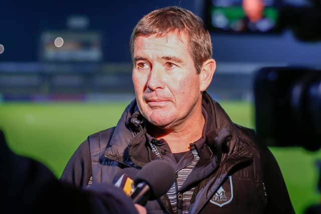 Stags boss NIgel Clough.
