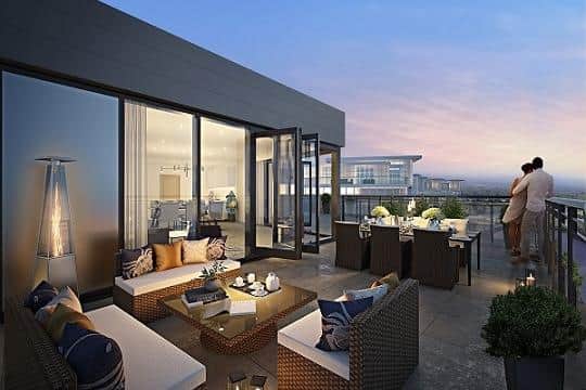 The Yacht Club penthouse.