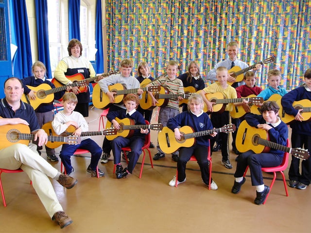 The Newstead School Guitar Club 19 years ago