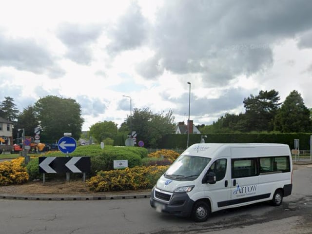 On Old Rufford Road near White Post, the roundabout has experienced four incidents in five years, two of which were classified as severe. All data supplied by CrashMap.