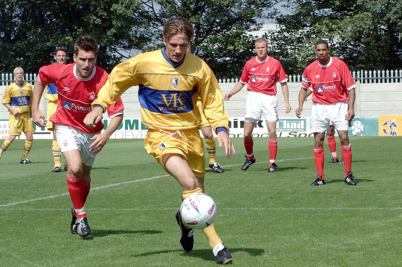 Stags played Forest in a pre-season friendly