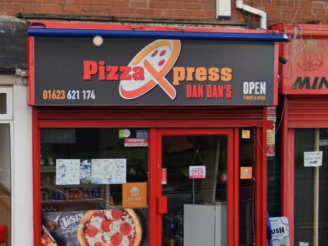 Pizza Xpress on Mansfield Road, Clipstone. Last inspected on November 20, 2023.