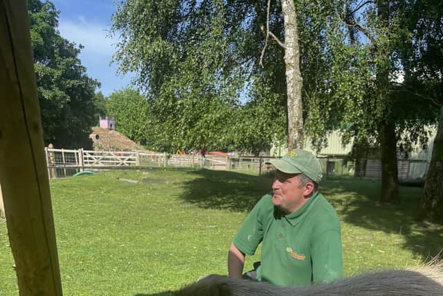 Tim Chapman-Hart is responsible for the welfare of Wheelgate's capybaras