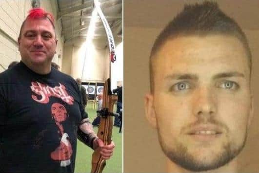 Jason Mercer, left, and Alexandru Murgeanu died on the M1 smart motorway near Sheffield in June 2019.
