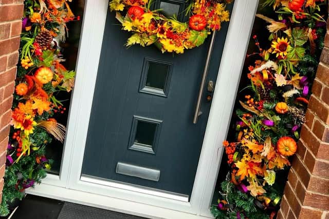 Jordan Duke of Carlton was a worthy runner-up, with his front door making a bold statement with its archway of autumn colour and texture, striking a perfect balance between elegance and seasonal fun.
