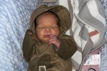 This photo of Benny, who was born on November 23, was sent to us by Rachel Hodgkinson