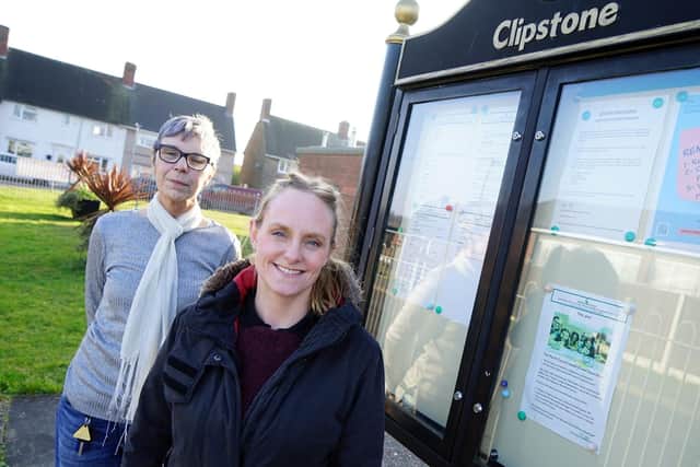 Rachel Staley (right) and Elaine Evans, of the Clipstone Community Regeneration Group, which has launched the local history project.