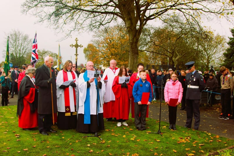 The service at Sutton cenotaph