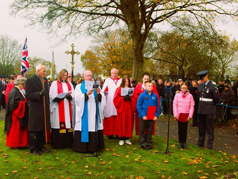 The service at Sutton cenotaph