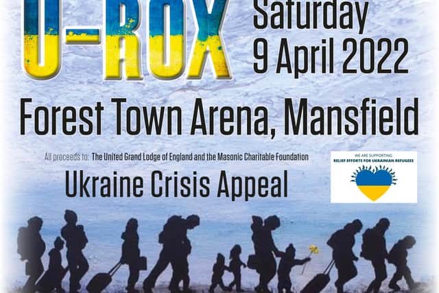 The poster for the U-Rox concert at Forest Town