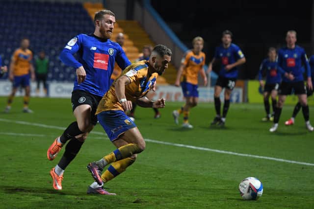 Kellan Gordon says Mansfield Town have a team identity since Nigel Clough's arrival. Picture: Andrew Roe/AHPIX LTD
