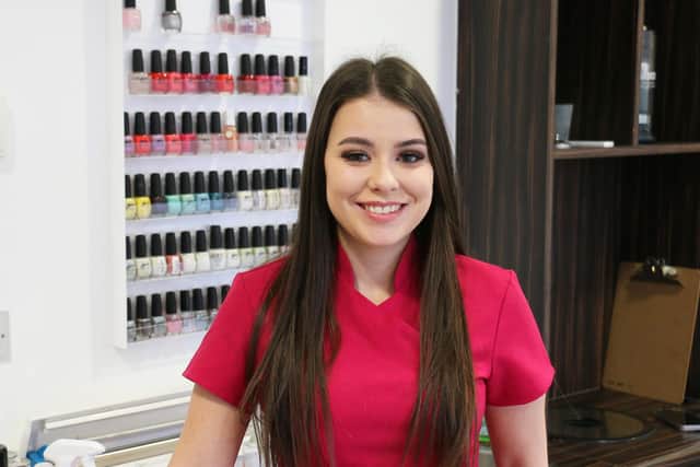 Former beauty student Sophie Davies spoke about her entry into the World Skills competition