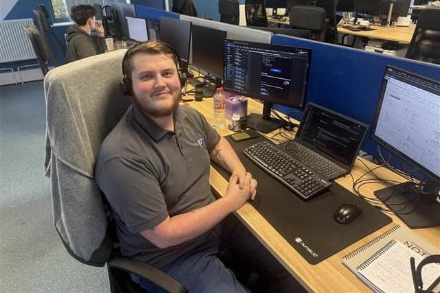 Jamie Beecroft is a new apprentice at Your IT Department in Eastwood. Photo: Submitted