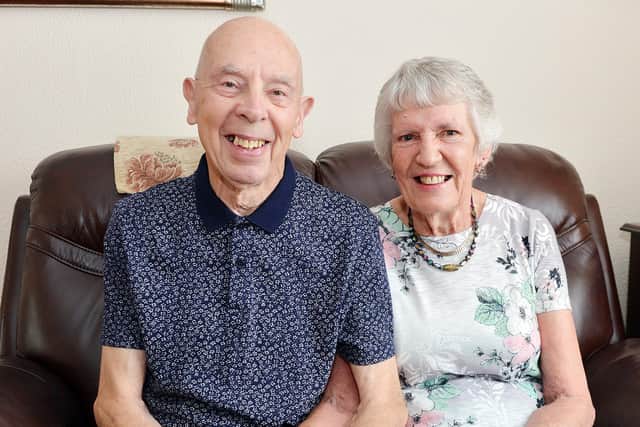 Ann and John Clarke pictured in their house in Mansfield Woodhouse, where they have lived since they married 60 years ago.