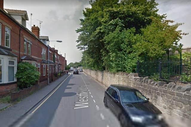 Westfield Lane has been sealed off.