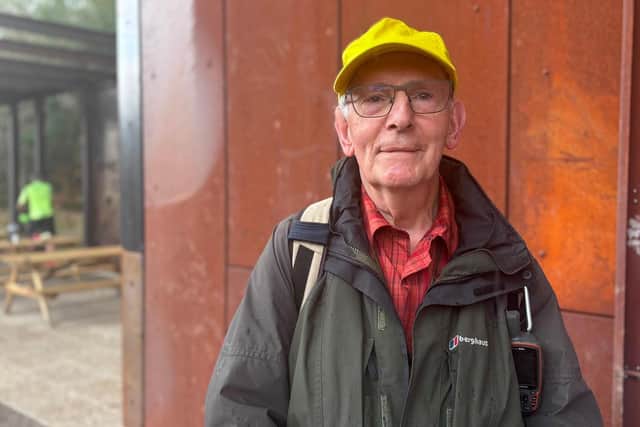 John Crofts ready to enjoy another walk at the site. Photo: Submitted