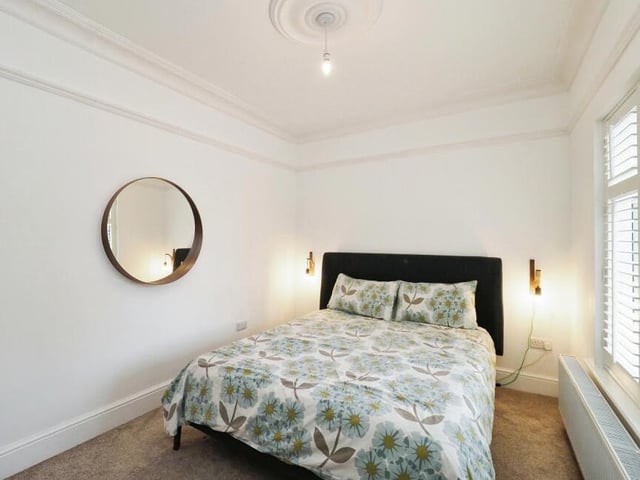 The last of the four bedrooms is the smallest but still a comfortable retreat, with plenty of natural light.