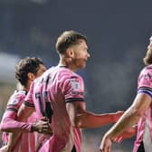 Mansfield Town forward Michael Smith celebrates his goal during the Sky Bet League One match against AFC Wimbledon at Stadium Plough Lane, 20 Oct 2026, Photo credit Chris & Jeanette Holloway / The Bigger Picture.media