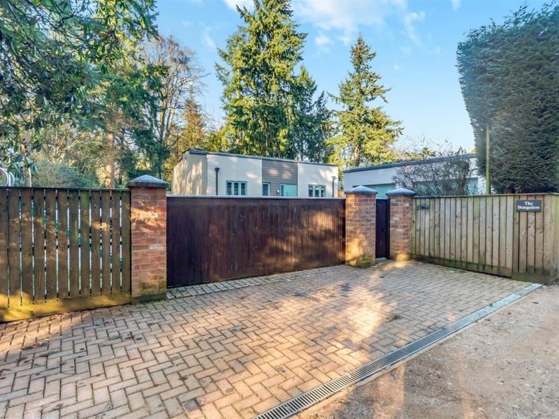 Welcome to The Bungalow, a distinctive and individual single-storey dwelling in the grounds of Newstead Abbey Park. It is on the market for £645,000 with Mansfield estate agents, Richard Watkinson and Partners.