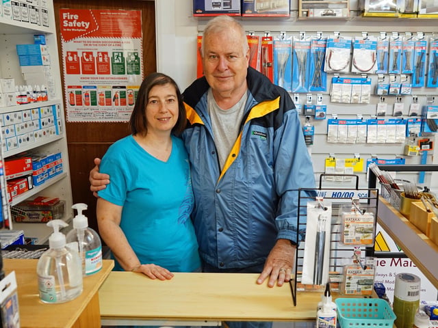 First look at Crazie Maisie model shop on Station Road, Kirkby. Owners Andrew and Tracey Grieve.