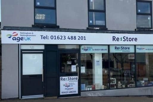 A planning application has been submitted to create two new flats above this Age UK charity shop on Forest Street, Sutton.